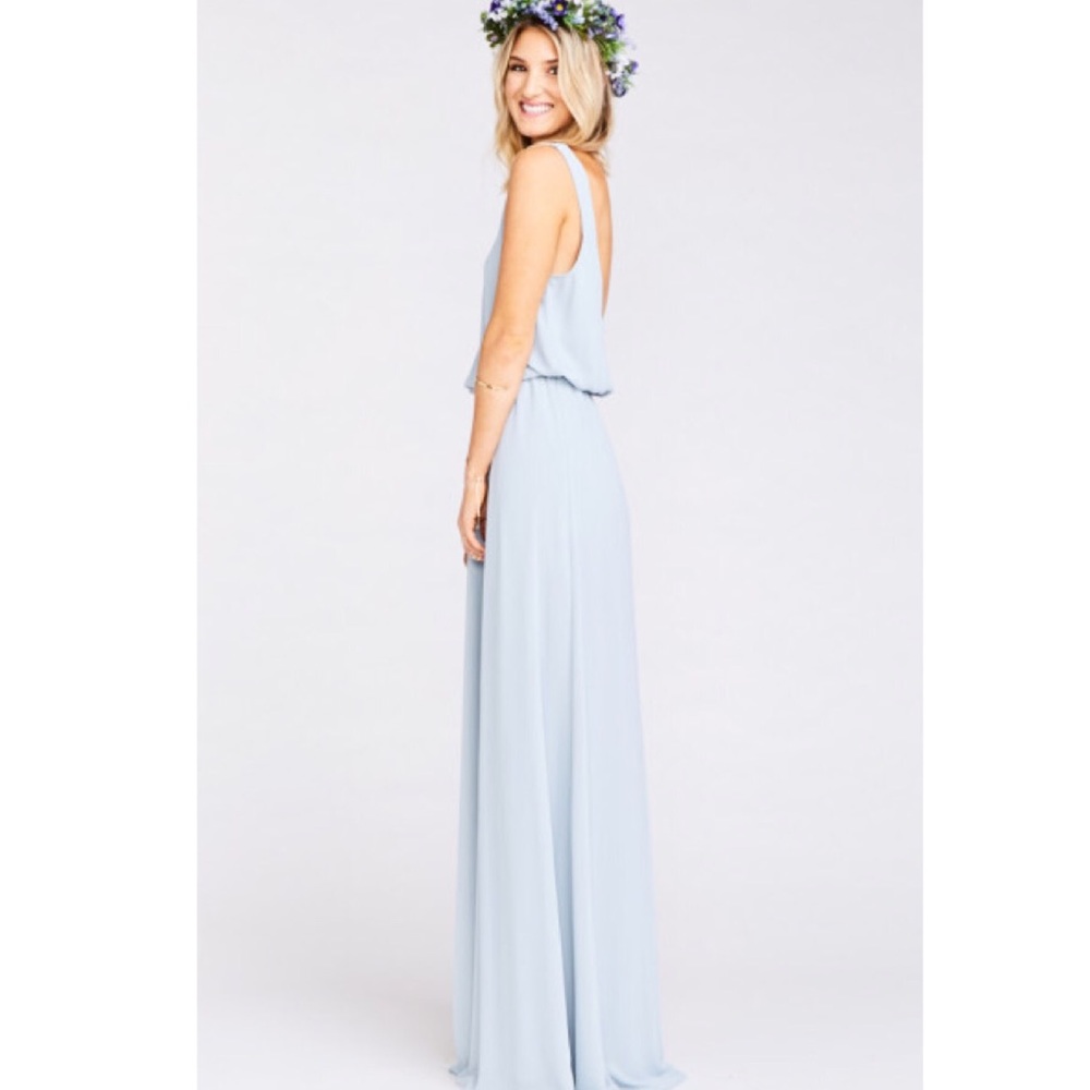 NWOT show me your mumu Kendall maxi steel blue